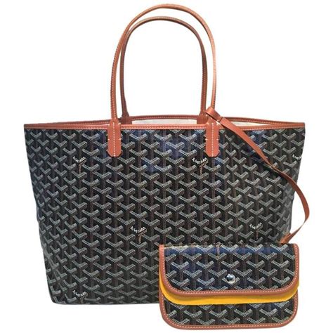 goyard black with brown handles|Saint Louis PM Bag .